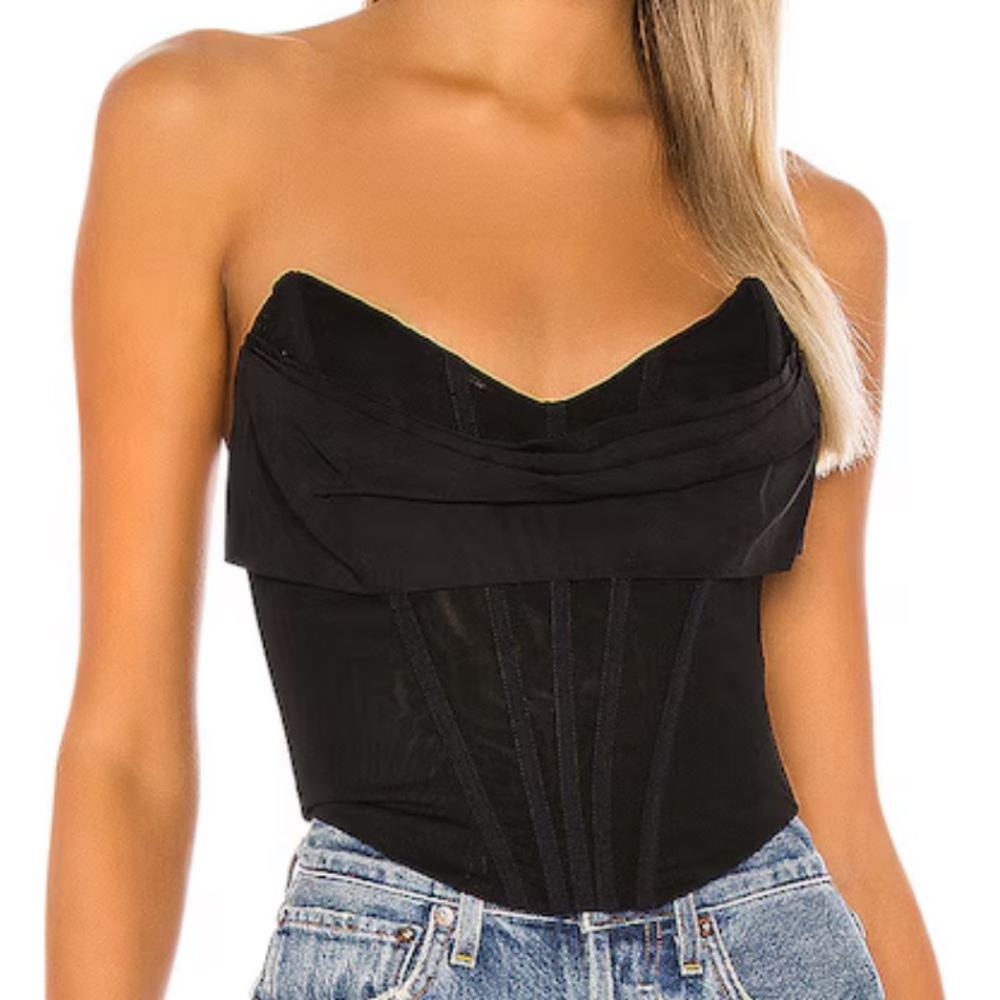 NBD Hailee bustier top
